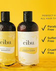CIBU Repair + Protect Conditioner 30003 Restores Damaged Dry Hair Protects From Breakage Safe for Color-Treated Hair 11.83oz