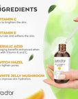 PURA D'OR 20% Vitamin C Serum 4 Oz - Lightweight Maximum Strength Formula - Retinol, Hyaluronic Acid, Ferulic Acid - Professional Grade Treatment For Face & Eyes, Wrinkles - Men & Women