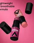 Almay Lip and Cheek Tint, Color & Care Tint Stick, Multi-Use Moisturizing Blush and Lip Color, Dewy Finish, 300 Rose Flush, 0.25 oz
