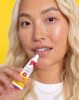 Burt's Bees Rescue Lip Relief, Watermelon, Hydrating Lip Balm for Dry Cracked Lips, with Responsbily Sourced Beeswax and Shea Butter, 100% Natural Origin, 1 Squeezy Tube, 0.35oz