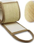 50 Inch Extra Long Exfoliating Natural Loofah Back Scrubber Loofah Sponge Back Scrubber for Shower for Men Women