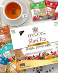 Hyleys Slim Tea 9 Flavor Assortment 100 Ct - Weight Loss Herbal Supplement Cleanse and Detox - 100 Tea Bags (9 Pack)