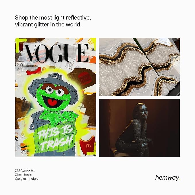 Hemway Eco Friendly Biodegradable Glitter 100g / 3.5oz Bio Cosmetic Safe Sparkle Vegan for Face, Eyeshadow, Body, Hair, Nail and Festival Makeup, Craft - Fine (1/64" 0.015" 0.4mm) - Copper