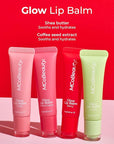 MCoBeauty Glow Lip Balm, Rose, Nourishing