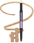 Maybelline Express Brow 2-In-1 Pencil and Powder Eyebrow Makeup, Light Blonde, 1 Count