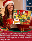 Makeup Advent Calendar 2025, Christmas Countdown Calendar Surprise Beauty Gift Set, 24 Pce Individually Boxed Makeup Gift for Teens,Girls Xmas and Women