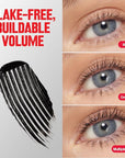 Revlon ColorStay Full Time Waterproof Mascara, Volumizing Eye Makeup, 24 Hour Wear, Smudge-Proof, Flake-Proof, 411 Blackest Black, Waterproof