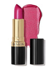 Revlon Super Lustrous Lipstick, Creamy Formula For Soft, Fuller-Looking Lips, Moisturized Feel, 657 Fuchsia Fusion, 0.15 oz