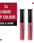 Rimmel Stay Matte Liquid Lip Color, Rose & Lip