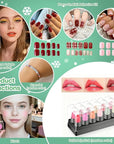 Makeup Advent Calendar 2025 Teens Girl, 24 Days Christmas Countdown Face Eyes Lip Nail Beauty Advent Calendar for Girls Women, 24 Pcs Xmas Holiday Makeup Gifts Sets, Festival Surprise Full Makeup Kits