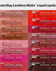 Revlon ColorStay Limitless Matte Liquid Lipstick, Vegan Formula, No-Budge, Longwear Lip Color, Long Lasting, Lightweight/Comfortable, Waterproof, 006 Manifest, 0.17 fl oz