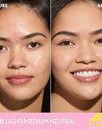 COVERGIRL Clean Fresh Blurring Skin Tint with SPF 30, 420 Light/Medium Neutral, Liquid Foundation, Soft Matte Finish, Smooths, Brightens, Blurs Pores, Mineral Sunscreen, Vegan Formula