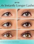 Thrive Causemetics Liquid Lash Extensions Mascara, Tubing Thrive Mascara Lengthening, Volumizing & Curling, Smudge Proof, Washable, No Clumping or Flaking, Vegan & Cruelty Free, Brynn (Rich Black)