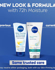NIVEA Skin Firming & Toning Body Gel Cream with Q10, Hyaluronic Acid and Vitamin C, Clinically Tested Skin Firming & Toning Cream, 72-Hour Moisture, 6.7 Oz Tube