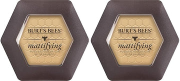 Burts Bees 100% Natural Mattifying Powder Foundation, Sand of 2)