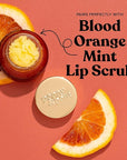 Poppy & Pout Blood Orange Mint Jumbo Lip Balm | All Natural Lip Balms & Moisturizers | Hydrates with Beeswax, Vitamin E, Organic Coconut Oil | Cruelty-Free | Lip Balm in Recyclable Cardboard Tube