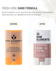 Raw Element Ultra-Moisturizing Face Tint Sunscreen, SPF 30+, Non Toxic Mineral Face Cream, Non Nano Zinc Oxide, Reef Friendly, Safe for All Ages, 0.5 oz, Pearly Sand, Pack of 2