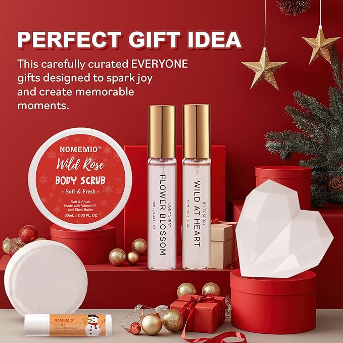 Beauty Advent Calendar 2025 for Adults Women & Teen Girls, 12 Days Bath and Body Christmas Gifts Sets for Women, 12pcs Spa Gift Baskets for Her, Skincare Beauty Gifts Box Kit