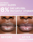 COVERGIRL Clean Fresh Yummy Gloss – Lip Gloss, Sheer, Natural Scents, Vegan Formula - Laugh-vender