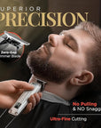 Fagaci Professional Hair Clippers for Men with Superior Precision, Brushless Motor Barber Clippers and Trimmers Set, 5X Longer Sharpness Hair Cutting Kit, Mens Haircut Cordless Clipper for Barber