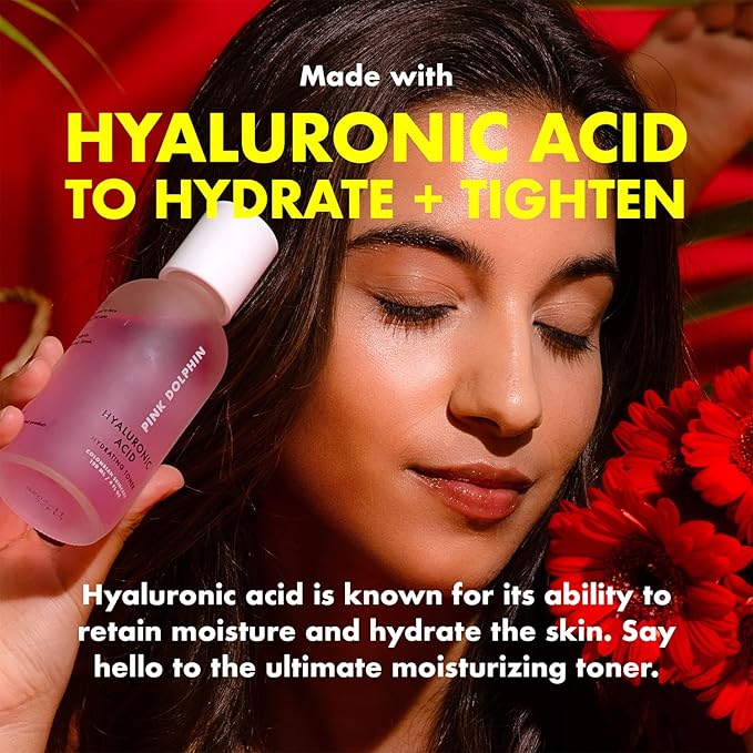 Hyaluronic Acid Hydrating Facial Toner | Hydrating Toner for Face | Vitamin C Collagen Boost | Witch Hazel | Vegan & Gluten Free | All Skin Types | Face Toner | Colombian Skin Care | 4oz