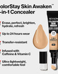 Revlon ColorStay Skin Awaken 5-in-1 Concealer, Lightweight, Creamy fl oz