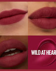MAYBELLINE Super Stay Teddy Lip Tint, Long Lasting Matte Lipstick For Up To 12HR Wear, Wild At Heart, 1 Count