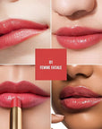 Oulac Moisturizing Shine Lipstick For Women Christmas Set 2PCS, 2 in 1 Tinted Lip Balm for Winter, Hydrated Juicy and Glossy Lip Color for Dry, Cracked and Chapped Lips, Vegan [01+16]