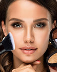 Makeup Brush Kabuki Face Brushes Retractable Travel Blush Kabuki Brush Portable Flawless for Foundation, Powder Blush, Bronzer, Buffing, Liquid, Cream, Cruelty Free with Cover(1PCS)