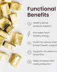 humanN SuperBeets Heart Chews Advanced - 100mg of CoQ10 Plus Beetroot & Grape Seed Extract, 60 Count
