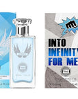Hybrid & Company Mens 2 Pcs Courageous Into Infinity Eau De Perfum Vaporisateur Natural Spray