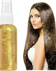 MAEPEOR Body Glitter Spray 4 Colors Quick-Drying and Non-Sticky Body Glitter Spray Moisturizing Bronze Body Shimmer for Face Hair Body (80ML, 12)