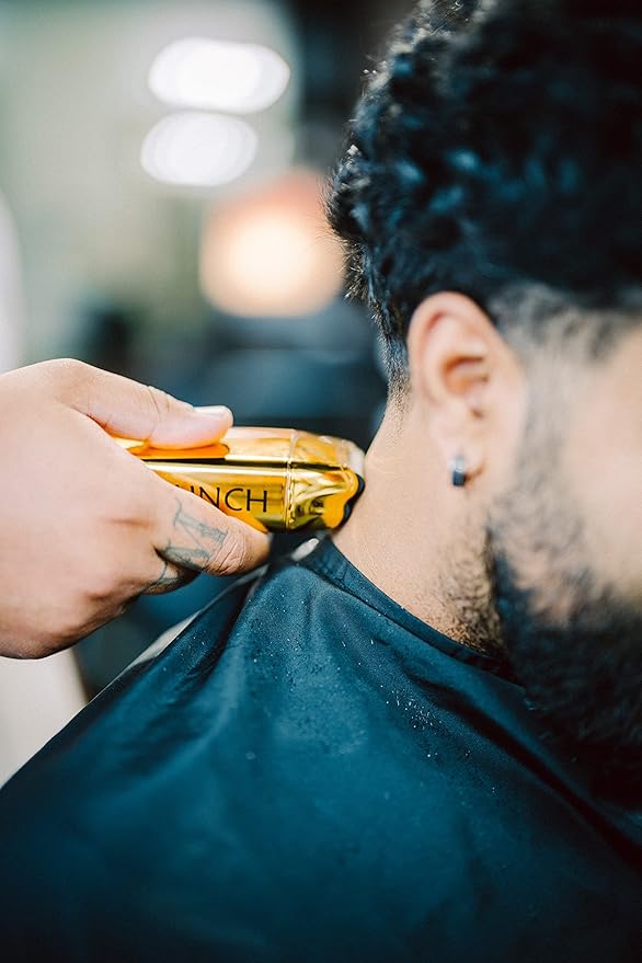 Supreme Trimmer 3-in-1 Barber Bundle | 2Spee Clipper, 2Spee Trimmer & Crunch Foil Shaver | Professional Beard Trimmer Men’s Hair Clipper Kit | (Gold)