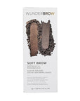Soft Brow Define & Fill Powder Duo, Includes Dual ended Brush, Vegan and Cruelty Free (Black/Brown)