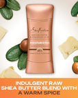 SheaMoisture Antiperspirant Deodorant Stick Moisturizing Raw Shea Butter & Hyaluronic Acid 2 Count for 48HR Sweat & Odor Protection with No Parabens & No Mineral Oil 2.6 oz