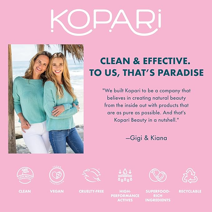 Kopari Lip Love Moisture Balm in Pink Strawberry SPF 30-100% Mineral Zinc Oxide Lip Sunscreen, Ceramide Hydrating Tinted Lip Balm, Clean Vegan & Reef-Friendly, 0.35 oz