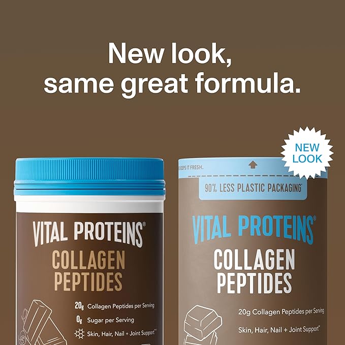 Vital Proteins Collagen Peptides Powder - Chocolate Powder for Hair, Nail, Skin, Bone & Joint Health, 13.5oz