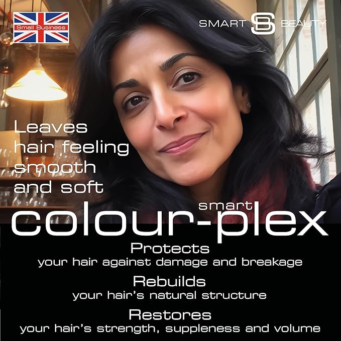 Pure Black Hair Dye Permanent with Anti-Breakage Plex Hair Care, Vegan Hair Dye & Cruelty-Free, 100% Gray Coverage, Natural Black Hair Color, For All Hair Types. Smart Beauty