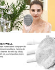 INNERNEED Soft Silicone Body Cleansing Brush Shower Scrubber, Gentle Exfoliating and Massage for All Kinds of Skin (Gray)