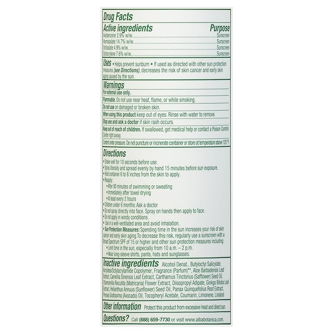 Alba Botanica Sunscreen Spray for Face and Body, Broad Spectrum SPF 50 Sunscreen, Hawaiian Coconut, Water Resistant and Biodegradable, 5 fl. oz. Bottle (Pack of 2)