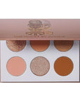 Juvia's Place Palette The Nudes - Neutral Hues, Blush, Sand, & Shimmer, Professional Eye Makeup, Pigmented Palette for Eye Color & Shine, Pressed, Shades of 6