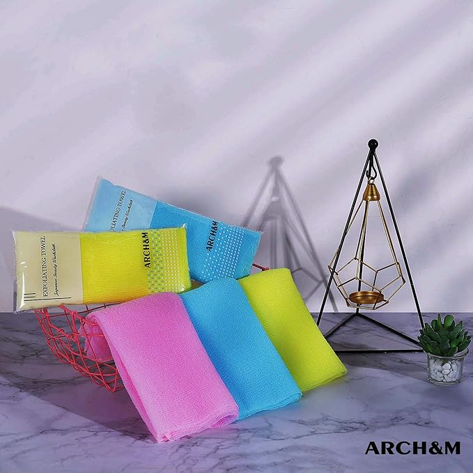 Arch&m exfoliating washcloth towel japanese