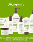 Aveeno Positively Radiant Daily Face Moisturizer with SPF 15 Sunscreen, Hydrating Facial Moisturizer with Soy Extract to Improve Skin Tone and Texture, Hypoallergenic Formula, Oil-Free, 4 FL OZ
