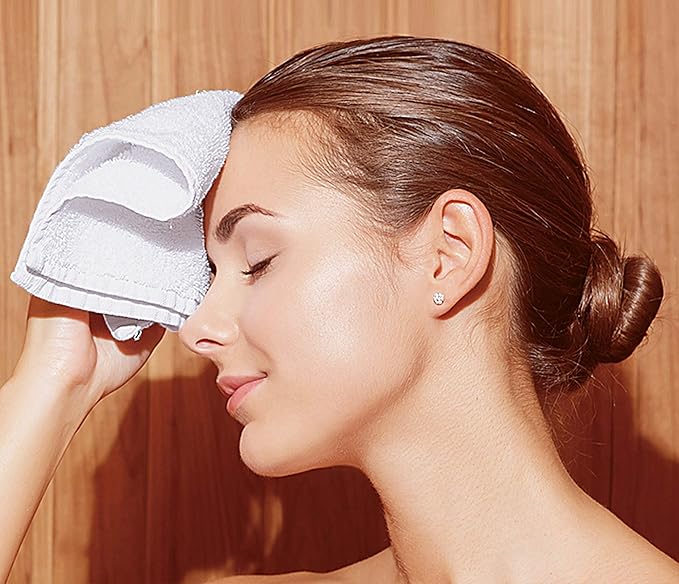 Utopia Towels 24 Pack Cotton Washcloths Set, 100% Ring Spun Cotton, Premium Quality Flannel Face Cloths, Highly Absorbent and Soft Feel Fingertip Towels, White