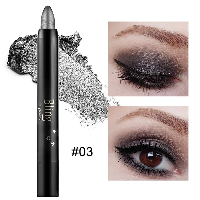 Boobeen Waterproof Eyeshadow Stick - Shimmer Cream Eyeshadow Pen, Easy to Use