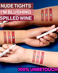 wet n wild Perfect Pout Lip Liner Stain, Long-Lasting Transfer-Proof Formula with Blade-Like Applicator for Precision & Full Lip Coverage, Vegan & Cruelty-Free - Spilled Wine