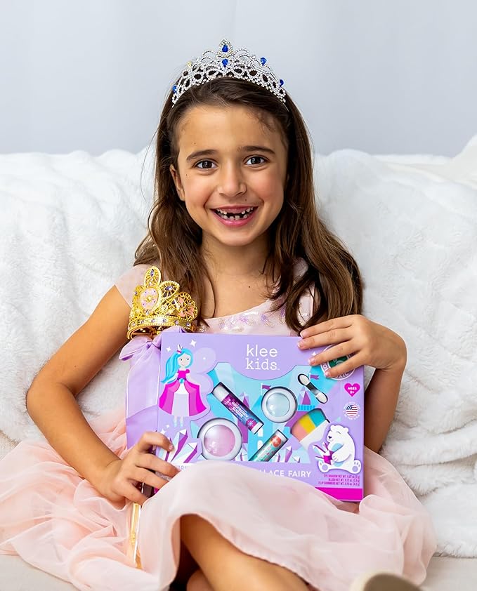 Luna Star Klee Kids Play Makeup Kit. Gentle and Non-Toxic. Kid-Friendly. Made in USA. (Crystal Palace Fairy)