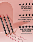 Rimmel Lasting Finish 8HR Soft Lip Liner Pencil - Vibrant, Blendable Formula to Lock Lipstick in Place for 8 Hours - 760 90's Nude, .04oz