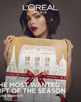 L'Oreal Paris 24 Day Beauty Advent Calendar 2025, Holiday Gift Set Includes Deluxe-Sized and Miniature Makeup, Skincare and Haircare Products