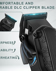 Professional Hair Clipper for Men Hair Cutting Kit Men's Beard Trimmer Hair Trimmer Shaver Cordless Barber Clippers and Trimmers Set Black